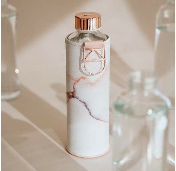 Zdravá sklenená fľaša EQUA MISMATCH Lava, 750 ml 